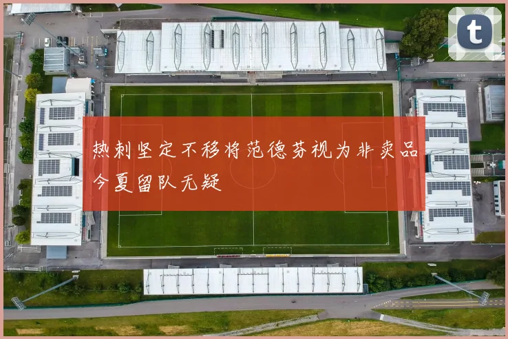 热刺坚定不移将范德芬视为非卖品今夏留队无疑